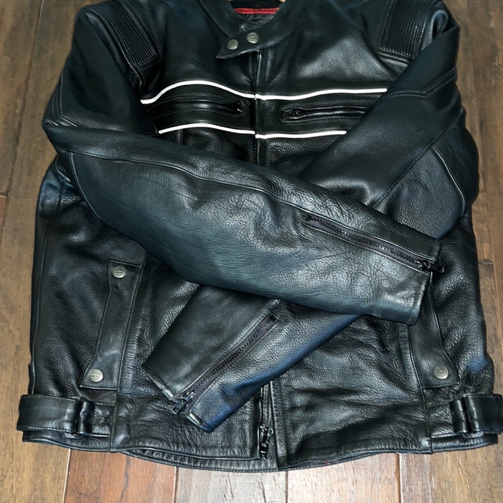 Highway One Leather Riding Coat Size Large - Picture 3 of 16